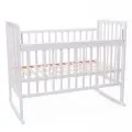 Детская кроватка Мой малыш 2 качалка белая