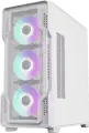 Корпус для ПК GAMEMAX SIEGE WH без БП (Белый Midi-Tower E-ATX, ATX, Micro-ATX, Mini-ITX CPU 165мм VGA 410мм Закаленное стекло, USB3.0, 4*120мм ARGB)