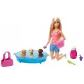 Кукла Barbie Купание щенков, 30 см, GDJ37 разноцветный