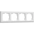 Рамка из пластика на 4 поста Werkel Stark W0041801 белый