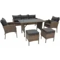 Комплект садовой мебели Sundays Taormina SFS 078, коричневый