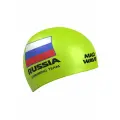 Шапочка для плавания MAD WAVE Swimming Team, зеленый