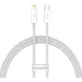 Кабель Baseus Dynamic Series Fast Charging Data, Type-C to Lightning, PD20W, 1м, Белый, CALD000002