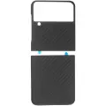 Чехол Сarbon Fiber Case для Samsung Galaxy Z Flip 4 черный