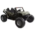 Детский электромобиль BAGGY, двухместный 4WD (нагрузка 100 кг.) - A707AA зеленый камуфляж