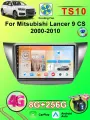 Магнитола для Mitsubishi Lancer 9 CS 2000-2010, Автомагнитола для Мицубиши Лансер 9 ,4G Android 8+256GB 2din Мультимедиа Bluetooth FM WIFI Автомобильный