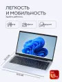 Ноутбук 14 Intel Pentium N3700, Ноутбук для работы и учебы, Windows 11 Pro, Русская раскладка,128 ГБ,8 ГБ,
