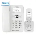 Беспроводной стационарный телефон Philips, DCTG182, белый, дополнительная трубка с возможностью расширения