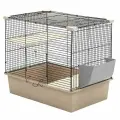 Клетка для шиншилл Дарэлл Craft, 2 этажа, разборная, 58х40х52,5 см, бежево-черная, в коробке
