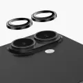 Защитные линзы для камеры iPhone 16 KEEPHONE — Закаленное стекло 9H c покрытием AR из алюминиевого сплава — Black