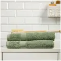 Комплект полотенец махровых Ночь Нежна Sevil Оливковый 05-138 Махра 70х140 Кол-во 2 шт.