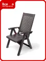 Кресло складное пластиковое SHAF METAL черное SH-55351B