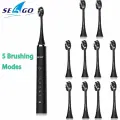 Seago Электрическая зубная щетка.10 головок зубной щетки .