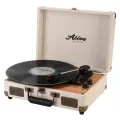 Виниловый проигрыватель Alive Audio GLAM The Canvas Edition Ivory с Bluetooth