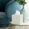 Айви экрю коробка для салфеток квадратная 14x14x14,5-1, 1 пр.