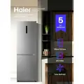 Холодильник Haier CEF530CSRG, двухкамерный, серебристый, No Frost, 298 л