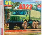AVD MODELS Грузовик 4322 бортовой с тентом 1:43
