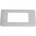 Legrand Рамка Mosaic 4 модуля из алюминия, корпус для монтажных модулей 079314L