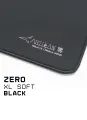ARTISAN FX ZERO, SOFT, размер: XL 490x420x4 мм, цвет: черный, коврик для мыши, оригинал Япония, SlimFlex