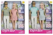 Набор Defa Lucy Семья, 2 куклы + младенец, с аксессуарами, в ассорт. 8349