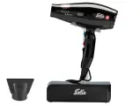 Фен SOLIS Silent Power 449 Black, 1800Вт, 3 температурных режима, петля для подвешивания