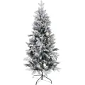 Ёлка «Снежная сказка» 150 см, ПВХ, резина, 323 ветки, пушистая