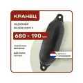 Кранец швартовый надувной Majoni Korf 4 190х680мм черный (10262191)