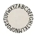 Ковер Lorena Canals круглый Алфавит Round ABC (бежевый) 150R C-ABC-NBK