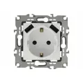 Розетка 2PE ЭРА 12410901 16A/250В, шторки, с 2xUSB, 5В/3А, 12, белый 10/100/2000 Б0047840