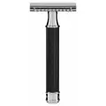 Т-образная бритва Muehle Traditional R 89, сlosed comb, черный хром
