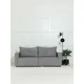 Диван CITYHD Гонконг Про, раскладной, двухместный, серый, с ящиком
