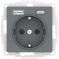 ATLASDESIGN розетка 16А c 2 USB A+C, 5В/2,4А/3,0А, 2х5В/1,5А, механизм, грифель , SCHNEIDER ELECTRIC ATN000732 (1 шт.)