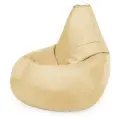 Кресло мешок MyPuff, бескаркасное кресло, пуфик мешок, размер 4XL, оксфорд, шампань