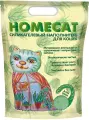 HOMECAT алоэ вера наполнитель силикагелевый для туалета кошек (7,6 л х 4 шт)