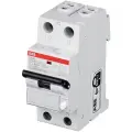 Дифавтомат ABB DS201 C16 AC30 2-полюсный характеристика C 16A 30mA тип АС 2CSR255040R1164)
