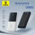 Внешний аккумулятор Baseus Ultra-Fast Dual-Cable Power Bank with Digital Display 20000mAh 22.5W - White