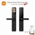 Умный дверной замок Версия кошачий глаз с большим экраном Xiaomi Smart Door Lock E30 Cat eye version XMZNMST11LK(Mihome APP, HyperOS), Черный
