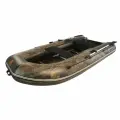 Лодка ПВХ YUKONA 360 TSE F под мотор надувная для рыбалки с фанерным пайолом, камуфляж