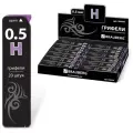 Грифели запасные 0,5 мм, H, BRAUBERG, комплект 20 шт, Black Jack, 180450