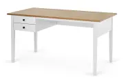 Письменный стол Hoff Нантер, 140х74х70 см, с ящиками, светло-коричневый, белый