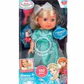 Детская говорящая кукла Элиза для девочек, классическая куколка с закрывающимися глазками и аксессуарами, развивающая интерактивная игрушка, 100 фраз, 25 см.