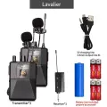 Беспроводной микрофон UHF для выступлений 1 drag 2-Lavalier