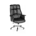 Кресло Norden Президент для руководителей, обивка из искусственной кожи, черное