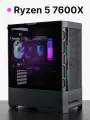 Игровой системный блок ProMid10174: AMD Ryzen 5 7600X, DDR5 32Gb, SSD 500GB, RTX 4060, 600W, AirB, Windows 11 Pro