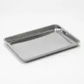 Противень глубокий для духовки, 55x40x4,8 см, прямоугольный, цвет хромированный