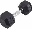Гантель гексагональная Starfit Db-301 9 кг, обрезиненная, черный