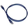 LANMASTER TWT-45-45-3.0-BL Кабель Патч-корд UTP вилка RJ-45-вилка RJ-45 кат.5е 3м синий ПВХ (уп:1шт)