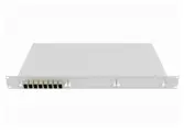 Кросс оптический Toplan , стоечный 19, 8 SC/UPC адаптеров, MM (50/125), 1U, серый, укомплектованный (КРС-Top-1U-08SC/U-OM2-GY)