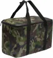 Термосумка складная фольгированная Cartage Т-09, объем 18 литров, размер 35х21х24 см, сохраняет холод и тепло, цвет зеленый камуфляж