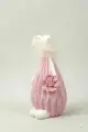 Фигурка декоративная Зайка с магнолией в розовом, высота 18 см, Country Artists
